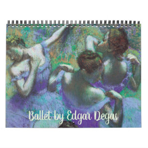 Vintager Impressionismus Ballet Art von Edgar Dega Kalender