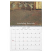 Vintager Impressionismus Ballet Art von Edgar Dega Kalender (Mär 2027)