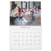 Vintager Impressionismus Ballet Art von Edgar Dega Kalender (Feb 2026)