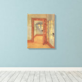 Vintager Impressionismus, Innenhof, Anna Ancher Leinwanddruck (Insitu (Holzboden))