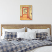 Vintager Impressionismus, Innenhof, Anna Ancher Leinwanddruck (Insitu (Schlafzimmer))