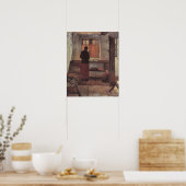 Vintager Impressionismus, Küchenmädchen, Ancher Poster (Küche)