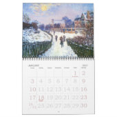 Vintager Impressionismus Kunst von Claude Monet Kalender (Jan 2027)