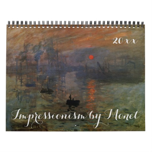 Vintager Impressionismus Kunst von Claude Monet Kalender (Titelbild)