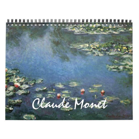 Vintager Impressionismus Kunst von Claude Monet Kalender (Titelbild)