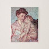 Vintager Impressionismus, Sleepy Baby von Mary Cas Puzzle (Vertikal)