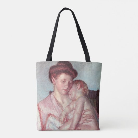 Vintager Impressionismus, Sleepy Baby von Mary Cas Tasche (Rückseite)