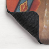 Vintager Inder und Teepee Mousepad (Ecke)