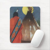 Vintager Inder und Teepee Mousepad (Mit Mouse)
