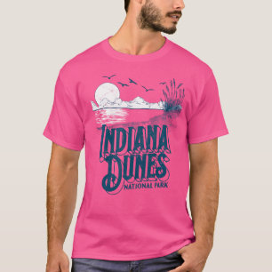 Vintager Indiana Dunes Nationalpark Retro 80's Min T-Shirt
