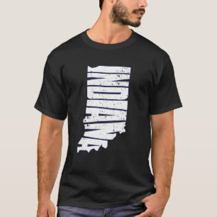 Vintager Indiana-Staat T-Shirt