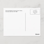 Vintager Indianer Geronimo Postkarte (Rückseite)