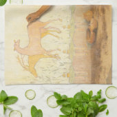 Vintager Indianer, indischer Künstler von Couse Geschirrtuch (Gefaltet)