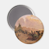 Vintager Indianer, Medizin-Tanz von Eastman Magnet (Vorderseite/Rückseite)