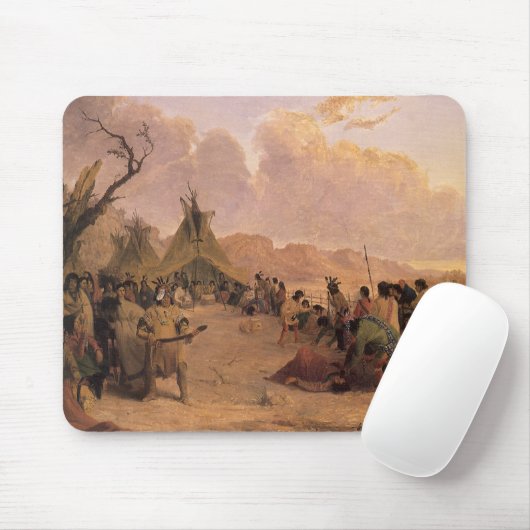 Vintager Indianer, Medizin-Tanz von Eastman Mousepad (Mit Mouse)