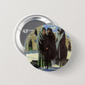 Vintager Indianer, Taos Girls von Walter Ufer Button (Vorne & Hinten)