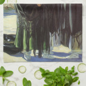 Vintager Indianer, Taos Girls von Walter Ufer Geschirrtuch (Gefaltet)