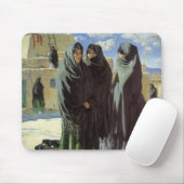 Vintager Indianer, Taos Girls von Walter Ufer Mousepad (Mit Mouse)