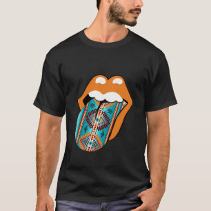 Vintager Indianerzunge Tuban Lips Lipstick Südwest T-Shirt