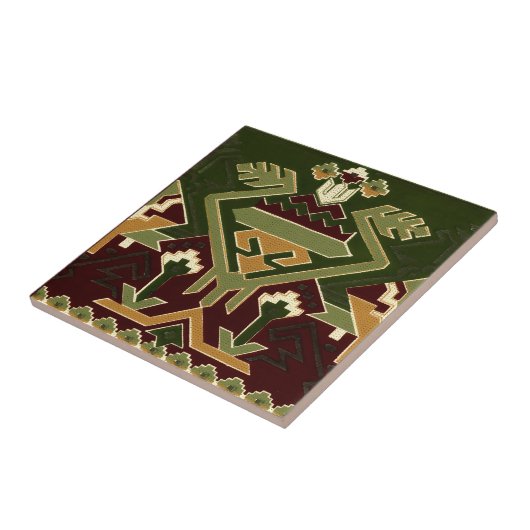 Vintager indischer Amerikanische Ureinwohner Südwe Fliese (Seite)