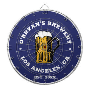 Vintager individuelle Name aus Bierglas Dartscheibe