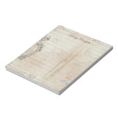 Vintager Individuelle Name für antike Linde Notizblock (Rotiert)