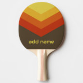Vintager Individuelle Name für Farbblockfarben von Tischtennis Schläger (Vorderseite)