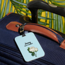 Vintager individuelle Name mit Rosen auf weißem Ro