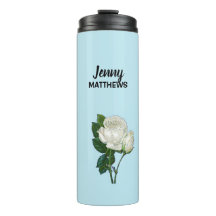 Vintager individuelle Name mit Rosen auf weißem Ro