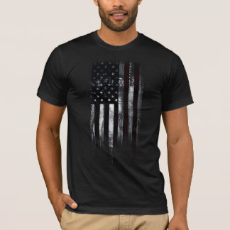 VINTAGER INDUSTRIESTALTER AMERIKANISCHER FLAG T-Shirt