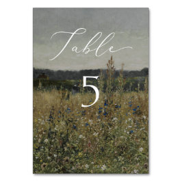 Vintager, inspirierter Hochzeitstisch Tischnummer