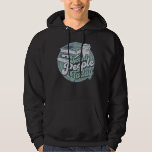 Vintager introvertierter Spaß ich kann Menschen he Hoodie