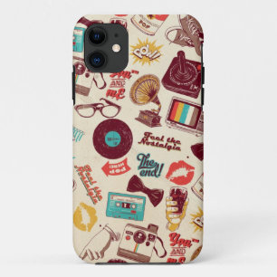 Vintager iphone 5 Fall 11 Hülle