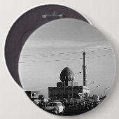 Vintager Irak Baghdad Buniya Moschee Button (Vorne & Hinten)