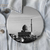 Vintager Irak Baghdad Buniya Moschee Button (Beispiel)
