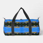 Vintager Irak Baghdad-Tahrir-Platz Duffle Bag (Vorderseite)