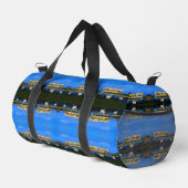 Vintager Irak Baghdad-Tahrir-Platz Duffle Bag (Rechte Ecke)