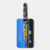 Vintager Irak Baghdad-Tahrir-Platz Gepäckanhänger (Rückseite vertikal)