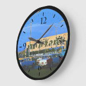 Vintager Irak Baghdad-Tahrir-Platz Große Wanduhr (Winkel)