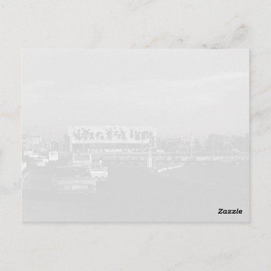 Vintager Irak Baghdad-Tahrir-Platz Postkarte (Rückseite)