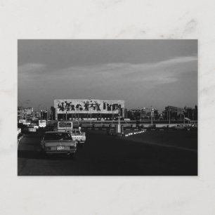 Vintager Irak Baghdad-Tahrir-Platz Postkarte