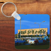 Vintager Irak Baghdad-Tahrir-Platz Schlüsselanhänger (Vorderseite)