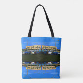 Vintager Irak Baghdad-Tahrir-Platz Tasche (Rückseite)