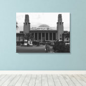 Vintager Irak - Bahnhof Bagdad Leinwanddruck (Insitu (Holzboden))