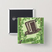 Vintager Iren-St Patrick Tagesknopf Button (Vorne & Hinten)