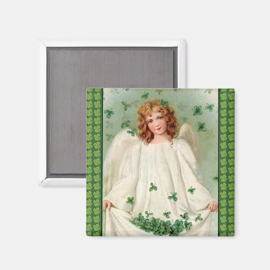 Vintager irischer Angelmagnet Magnet (Vorderseite/Rückseite)