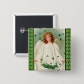 Vintager irischer Engelsknopf Button (Vorne & Hinten)