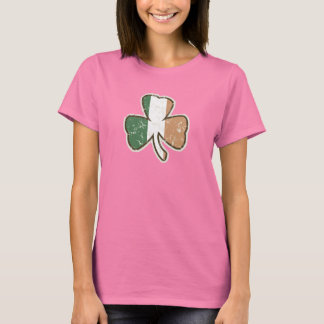 Vintager irischer Kleeblatt-T - Shirt für Tri-Colo