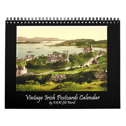 Vintager irischer Postkarten-Kalender 2010 KRW Kalender (Titelbild)