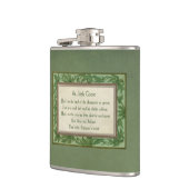 Vintager irischer Toast Flachmann (Links)